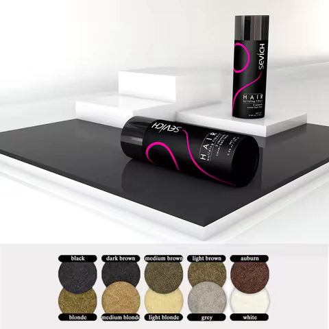 Sevich 25g hair building fibers powder hair loss products bald extension thicken hair spray jar kera