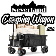 NEVERLAND Wagon Trolley Shopping Outdoor Wagon Trolley Camping Trolley Foldable Trolley Troli