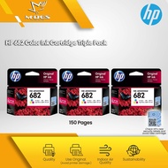HP 682 Color X 3 PCS (Triple Pack) Original Ink Advantage Cartridge (3YM76AA) For HP Deskjet 2336 28