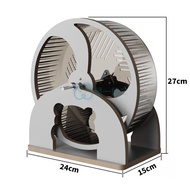 [2605 People Praise] Super Stable Hamster Running Wheel Silent 24cm Roller Golden Bear Running Pet U