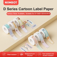 NIIMBOT D11 D110 D101 Label Paper Cute Style, Cute Series Thermal Label Paper Sticker-Label Maker
