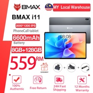 【Ready Stock】BMAX I11 Tablet 10.4” 2000*1200 2K FHD 8GB RAM 128GB ROM Android 11 4G LTE Phone Call D