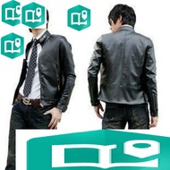 baju jaket kulit lelaki kasual paling bergaya men jacket motosikal lasak original ss4116qq