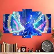 Tranh tráng gương 5pic Anime hiệu ứng led NOEN cực ảo. Tranh dán tường Onepiece Naruto Dragonball...