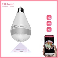 CBJoint CCTV Wireless Camera CCTV Wifi E27 Led Light 5MP Bulb Camera 360 Camera V380 pro Cctv Lampu