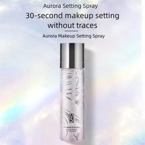 ZFC Aurora Make up Setting Mist 100ml (3.38 fl oz) 16HR Hold - Cruelty-Free