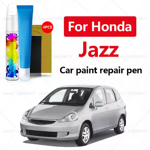 Car Paint Repair Pen For 2001-2025 Honda Jazz Paint Scratch Repair Accessories 4PCS White NH624P Bla
