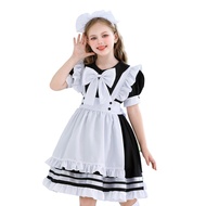 Halloween Children's Costume Black Maid Costume lolita Children's Clothing lolita Dress Princess Gir