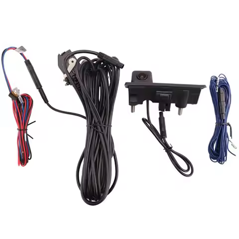 For VW Jetta MK5 5 MK6 VI Passat B7 RNS510 RNS315 RCD510 Radio RGB Rearview Camera With Trunk Switch