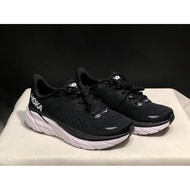 Hot sale Hoka one one Clifton 8 Shock Absorption Sneakers Black white