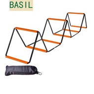BASIL Agile Ladder, Orange Instant Set-up Soccer Speed Ladder, Flexibility Carbon Steel Foldable Mul