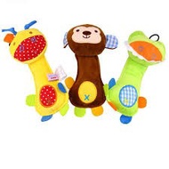 TEETHER HAND STICK RATTLE