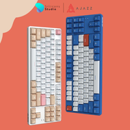 Ajazz AK871 คีย์บอร์ดเกมมิ่ง Wirelss Hotswap Dual Module(2.4+BT) TKL 80% 87Key Mechanical Keyboard ร