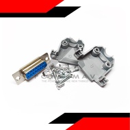 DB15 RS232 Female Connector 15-Pin D-Sub Solder Type DB15 Female Solder Cup Connector with Metal She