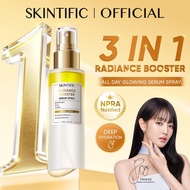 SKINTIFIC Radiance Booster Serum Spray 100ml 3 In 1 All Day Glowing Facial Mist Deep Hydration Brigh