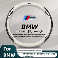 BMW Car Steering Wheel Cover Ultra-thin Breathable Suede Auto Steering Wheel Cover for X1 2X X3 X5 X