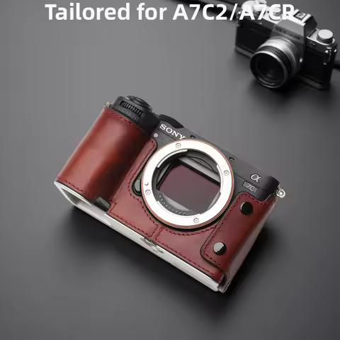 Mr.Stone for Sony A7C2 A7CR Camera Case Cover Protective for SONY a7CⅡ A7CⅠ Case Accessories Handmad
