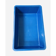 Blue Plastic Fish Tank Pond / Tangki Plastik Tank Polytank Pembiakan Ikan Laga Guppy Aquaponic Aquar