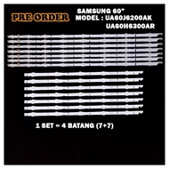 UA60J6200AK / UA60H6300AR  SAMSUNG 60" LED TV BACKLIGHT(LAMPU TV) SAMSUNG 60 INCH LED TV UA60J6200 U