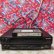 VCR player VHS tape MONO SHARP VC-M3/electricity 220v