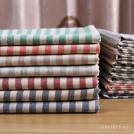 Fabric for Crafting - Cotton Linen Imitation Stripe Yarn-Dyed
