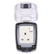 MK 86486 13A Weatherproof Switch Socket TC GRY IP66