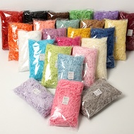 10pcs/set Colored Flake Paper 100g Wrinkled Texture Shockproof Fill In The Box Gift Wrapping Parcel 