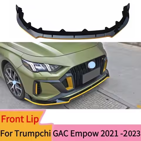 Front Bumper Lip Front Shovel kit Compatible For Trumpchi GAC Empow 2021-2204 Sedan Body Spoiler Spl