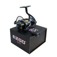 Fishing Spinning Reel Gear Ratio 5.2:1 EZGO LT Series High Speed Metal Spool for Freshwater Seawater