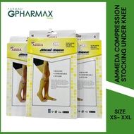 AMMEDA MEDICAL COMPRESSION STOCKING UNDER KNEE | XS,S,M,L,XL,XXL