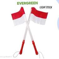 MERAH 1pcs LED Flag | Children's Flag Toys August 17th LightADA Indonesian Flag Red and White Flag S