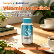 Dreepor×9Young-Basic Glucosamine Chondroitin for Joint Support&health Complex Vitamin D (90 pcs)