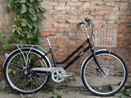 จักรยานแม่บ้าน ขนาดวงล้อ 26 x 1.75 นิ้ว Malint Urban Ride เกียร์ 7 สปีด เฟรมอลูมิเนียมอัลลอย