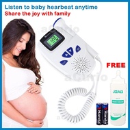 (Ready Stock)Dengar Jantung Janin Doppler Bayi Baby Heart Rate Monitor Pocket Fetal Doppler ACurio U