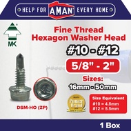 MK Self Drilling Screw Skru Mata Drill Besi Without Washer DSM-HO 516 520 525 620 625 650 1 Box