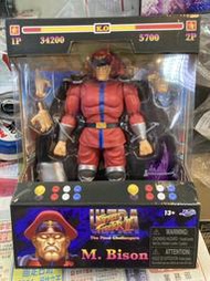 全新現貨 JADA 代理版 6吋 快打旋風 Street Fighter2 將軍 貝卡 拜森 可動完成品