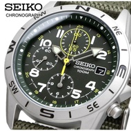 Seiko SND377P2 Military Chronograph 7T92 Quartz 38mm 100M Nylon Strap