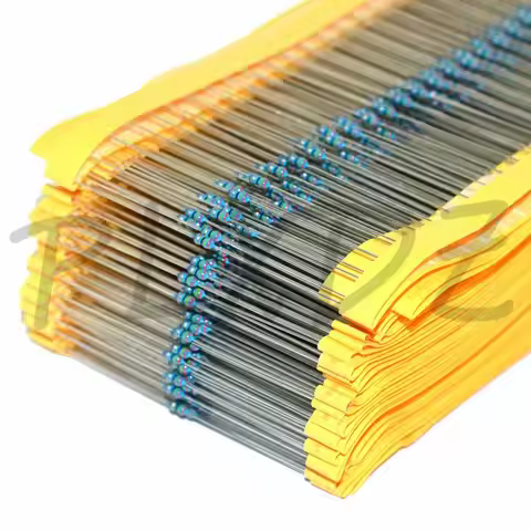 100pcs 1/8W 1R - 4.7M 1% Metal Film Resistor 0.125W 1 2.2 10 47 100 120 150 220 270 330 470 1K 2.2K 