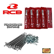 RCB SPOKE CHROME ALLOY LIDI RACING BOY [CHROME] SPOKES AND NIPPLES 172 184 157 168 161 180 150 153 1