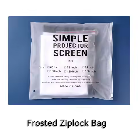 Thinyou 60inch 72inch 84inch 100inch 120inch for 16:9 Portable Simple Soft Thin Projector Screen Fol