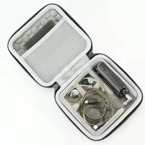 Hard EVA Storage Case Bag for FiiO BTR17 Bluetooth DAC HiFi Audio Amplifier Portable Decoder Protect