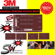 3M #7447 Scotch-Brite Hand Finishing Pads 5Pcs