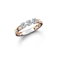 Jubilee Diamond แหวนเพชร My Serendipity Triple Ring เพชรแท้ เพชรน้ำ 99