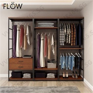 Open Wardrobe Combined Type Wardrobe Waterproof Large Capacity Wardrobe Cabinet Open Concept Wardrob