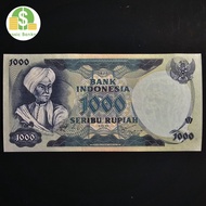 Uang Kuno Indonesia 1000 Rupiah Pangeran Diponegoro th 1975