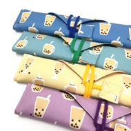 | •R• | 全新 | 珍珠奶茶環保袋+玻璃吸管組 | 有多色可選擇