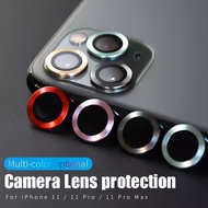 【SYXD】Camera Lens Film Compatible with iPhone 11 12 13 14 Pro MAX X XS XR HD Shockproof Glass + Metal Photo Frame 12mini Camera Protector
