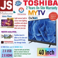 TOSHIBA 40 INCH MYTV WITH USB RECORDING 40L3750VM [LATEST MODEL]