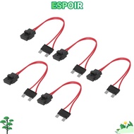 IESPOIRHA 5PCS Car Fuse Holder, 16AWG With Wire Fuse Connector, Waterproof 20A Auto Inline Fuse Hold