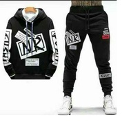 PROMO!! SETELAN PRIA DEWASA MOTIF NR LENGAN PANJANG CELANA JOGER BAHAN BABYTERRY